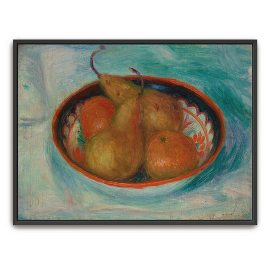 Still Life With Pears And Oranges In A Bowl By William James Glackens