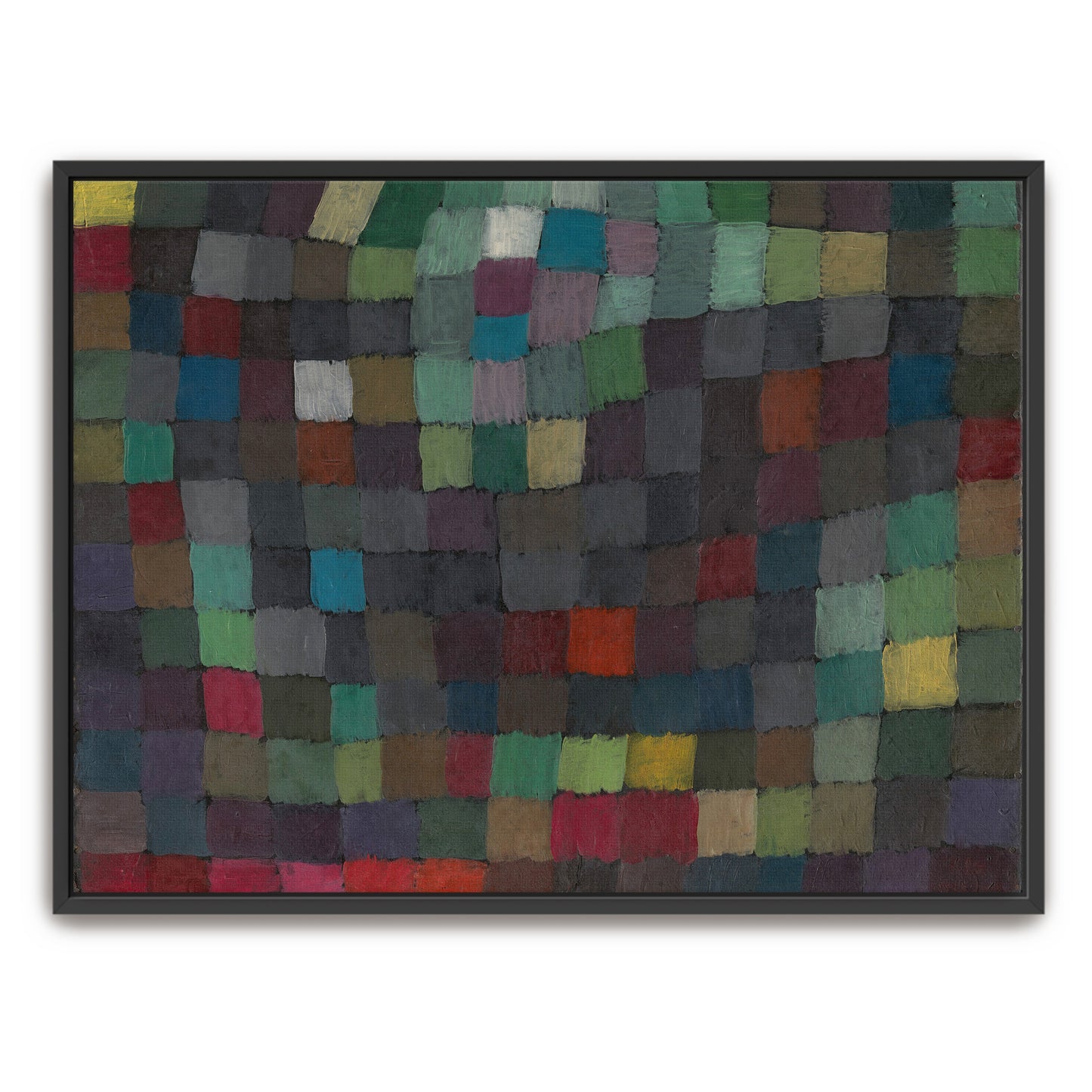 Abstract Geometric Composition With Vibrant Colors By Paul Klee