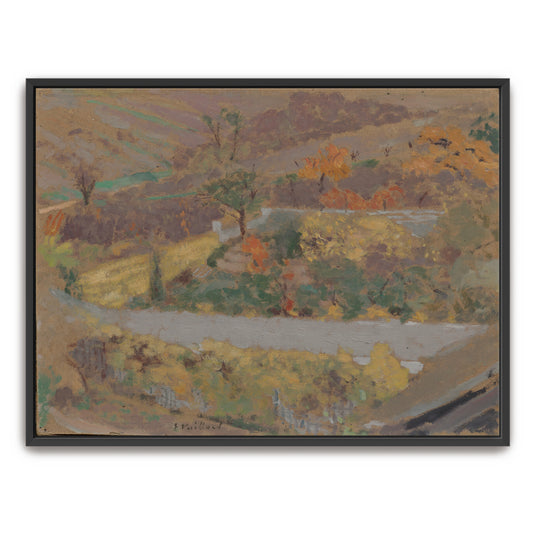 Orchard Landscape, Tree Trunks, Soft Hues By Édouard Vuillard