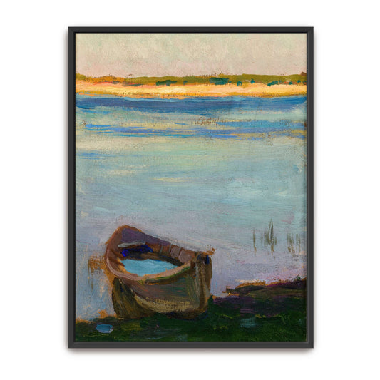 Boat on a Calm River by Jan Stanislawski