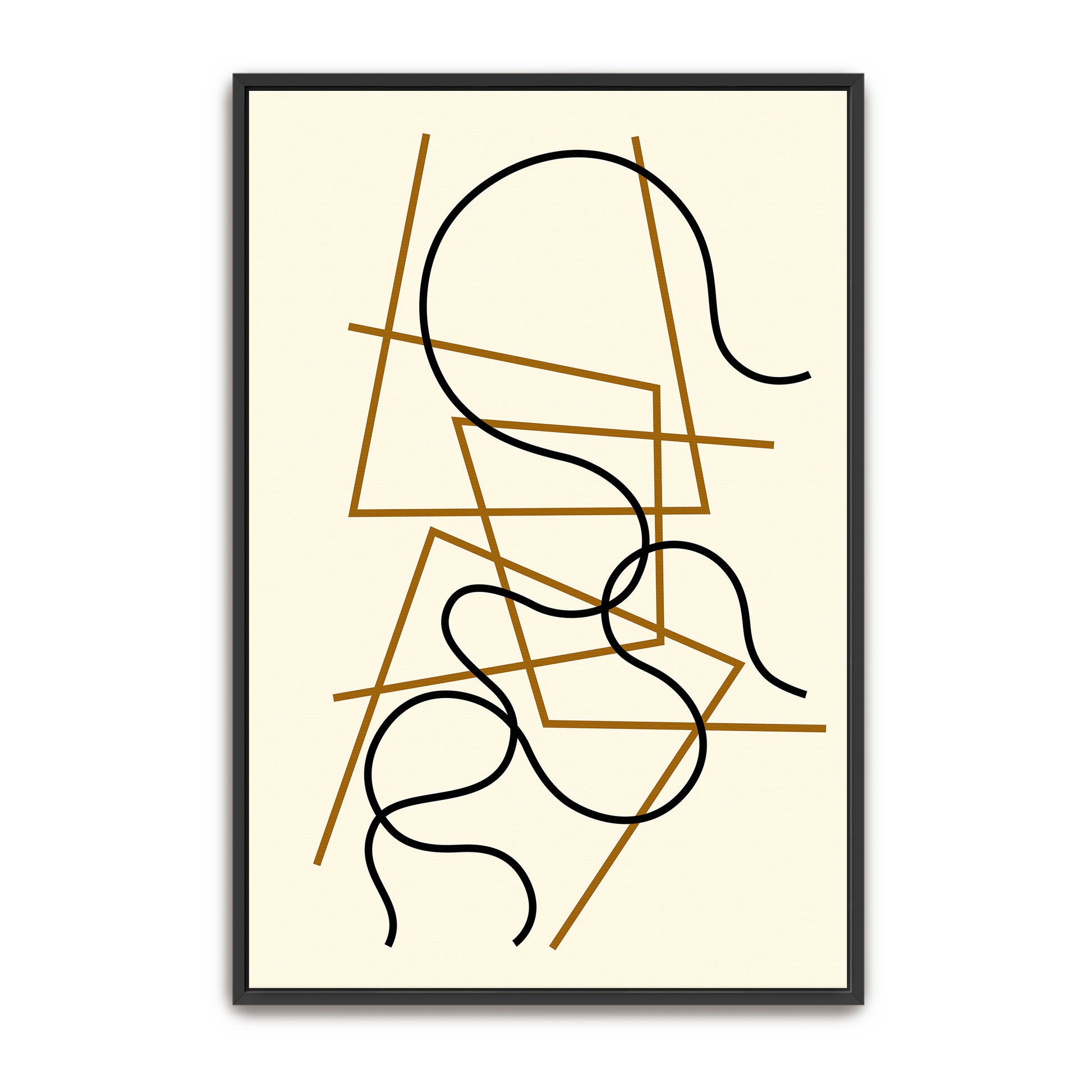 Abstract Lines And Curves By Myriam Thyes