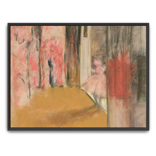 Backstage scene with a dancer by Édouard Vuillard