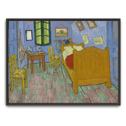 A Bedroom In Arles, With A View Of The Window By Vincent Van Gogh