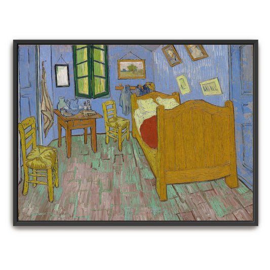 A Bedroom In Arles, With A View Of The Window By Vincent Van Gogh