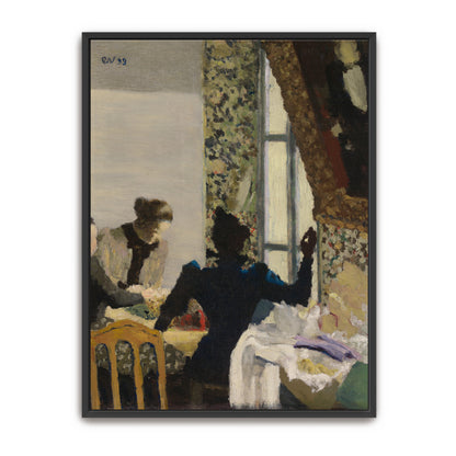 Women Seated At Table Interior Scene By Édouard Vuillard