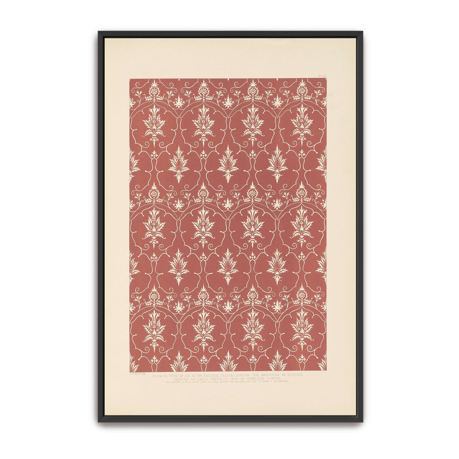 Italian Ornament Pattern From 15Th Century By Sydney Vacher