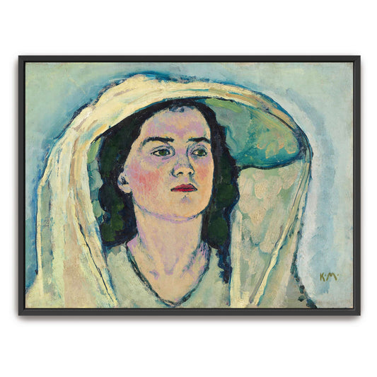 Woman in a large hat by Koloman Moser