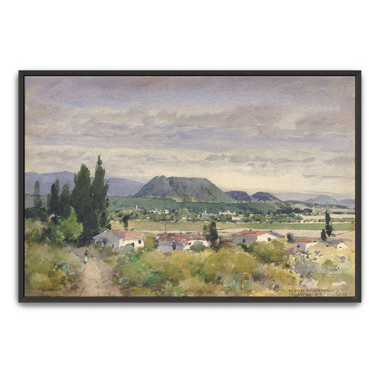Mountainous landscape with a village by William Henry Holmes