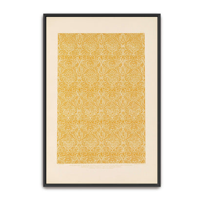 Ornate Floral Pattern Design, Gold And White, Intricate Details By Sydney Vacher