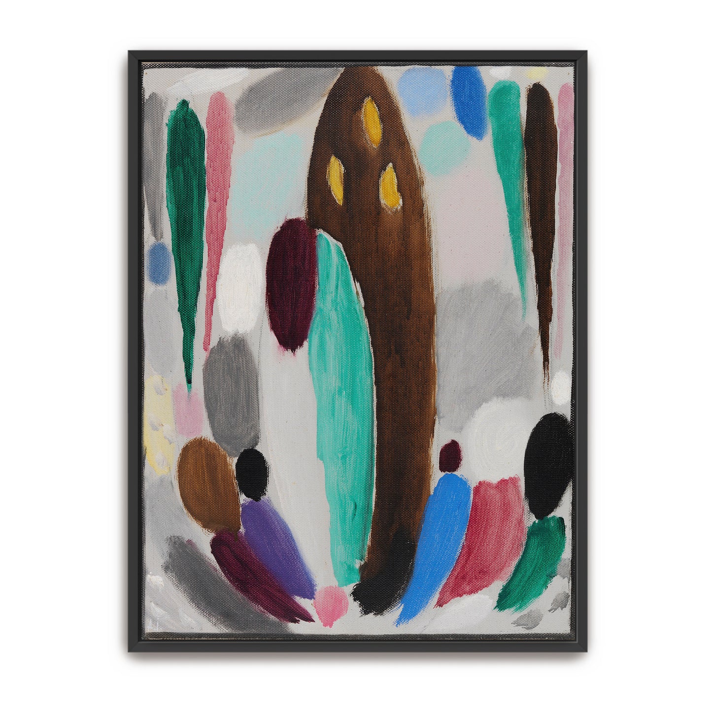 Abstract Composition With Colorful Shapes And Forms By Alexej Von Jawlensky