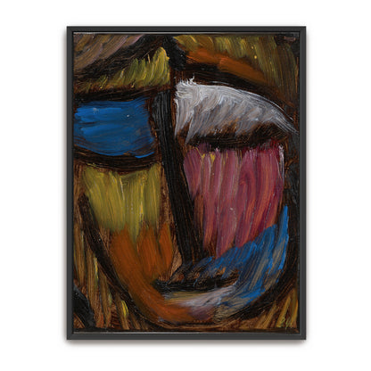 Abstract Face With Bold Strokes And Vibrant Colors By Alexej Von Jawlensky