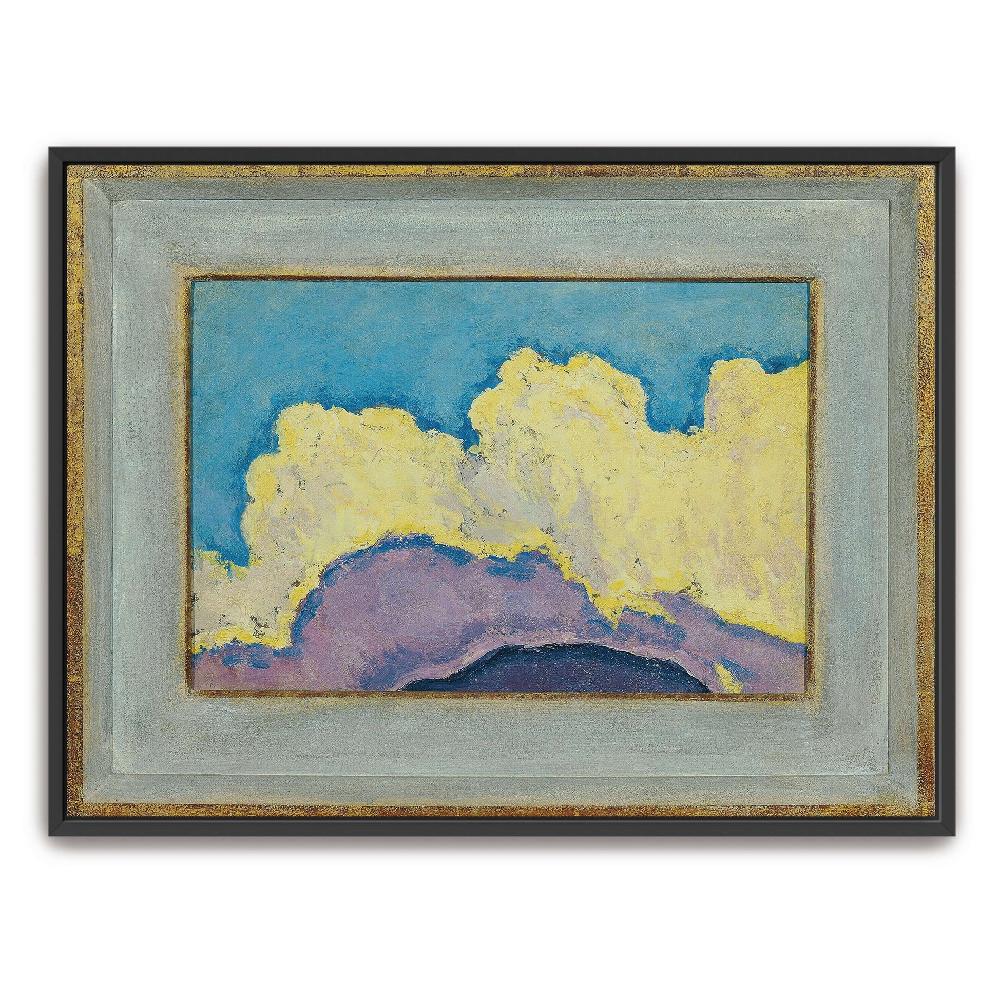 Abstract Cloud Landscape Painting by Koloman Moser
