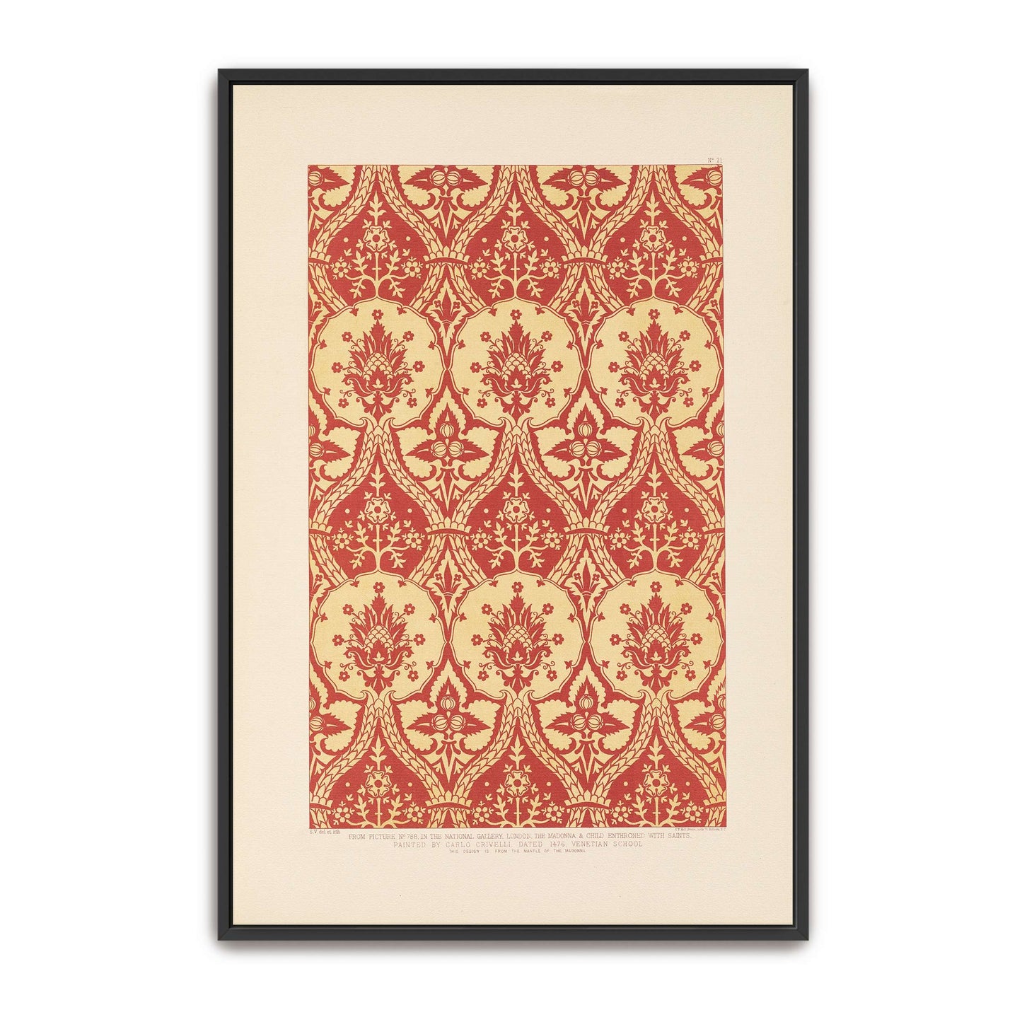 Ornamental Design From Italian Painting By Sydney Vacher