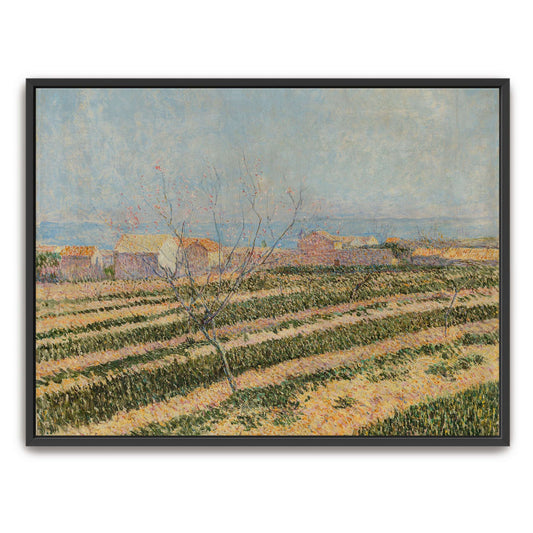 Countryside landscape with a tree by Paul Baum