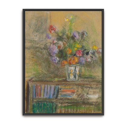 Still life with vase of flowers by Édouard Vuillard