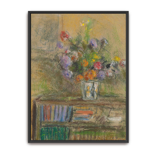Still life with vase of flowers by Édouard Vuillard