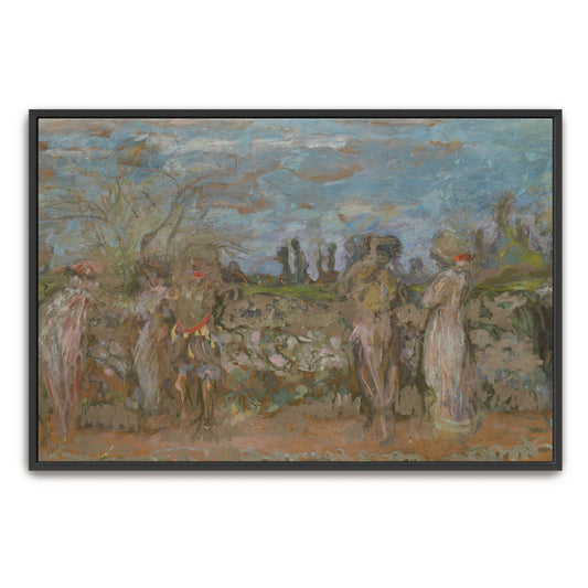 Impressionistic Figures In A Landscape By Édouard Vuillard