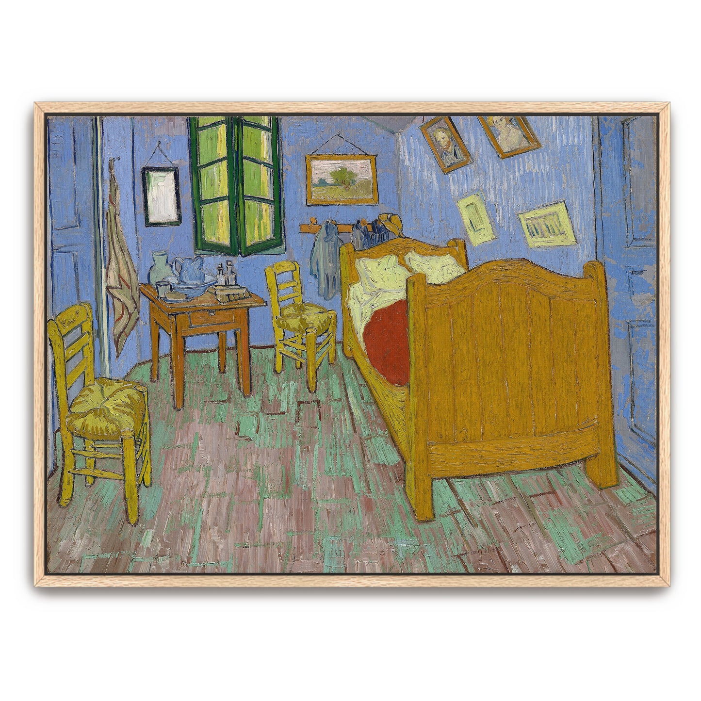 A Bedroom In Arles, With A View Of The Window By Vincent Van Gogh