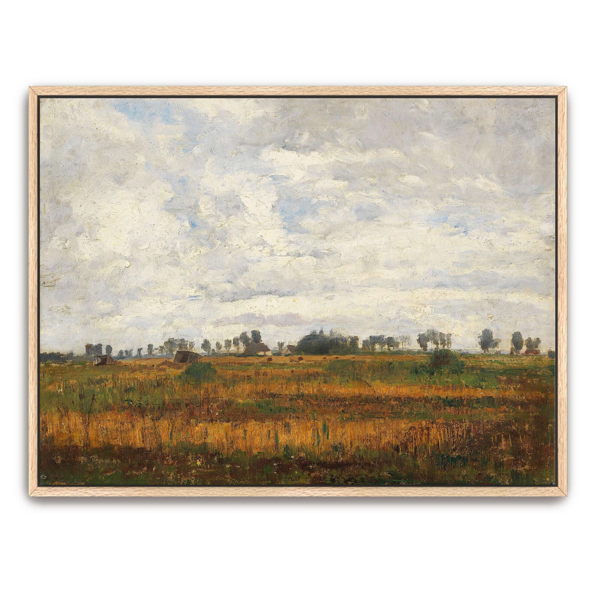 Rural landscape with cloudy sky by Paul Baum