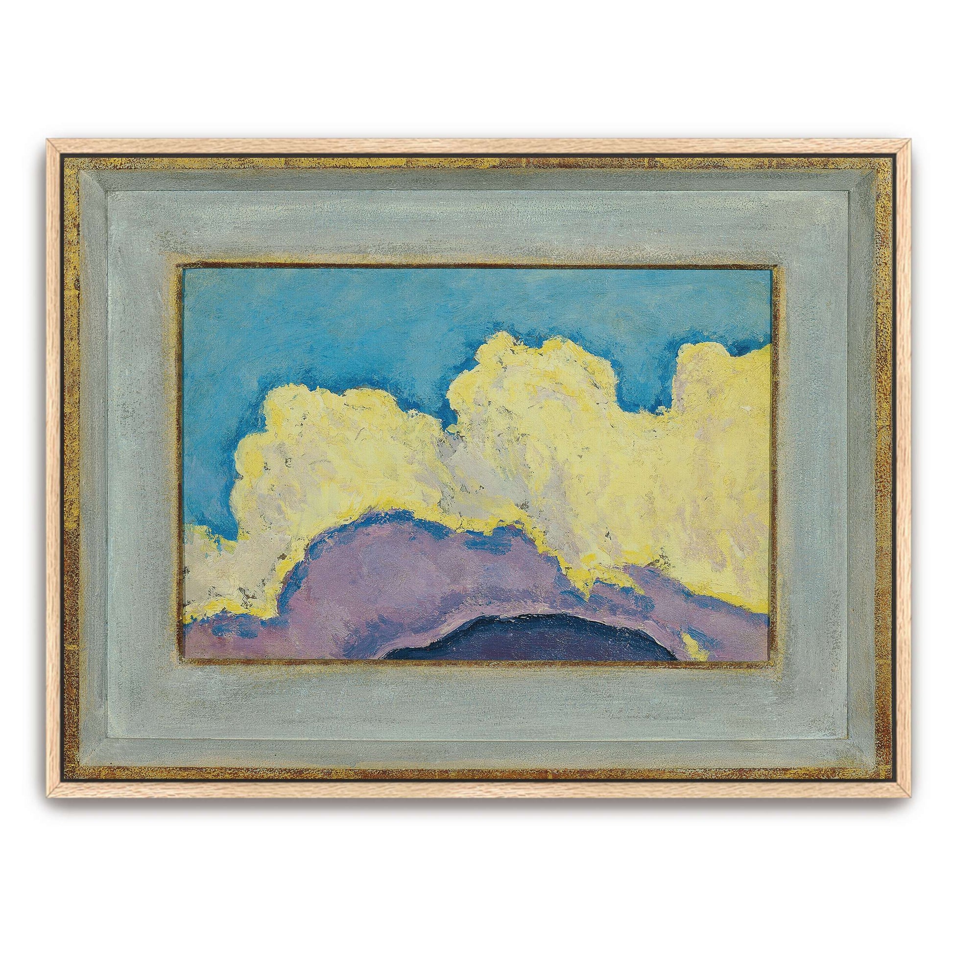 Abstract Cloud Landscape Painting by Koloman Moser