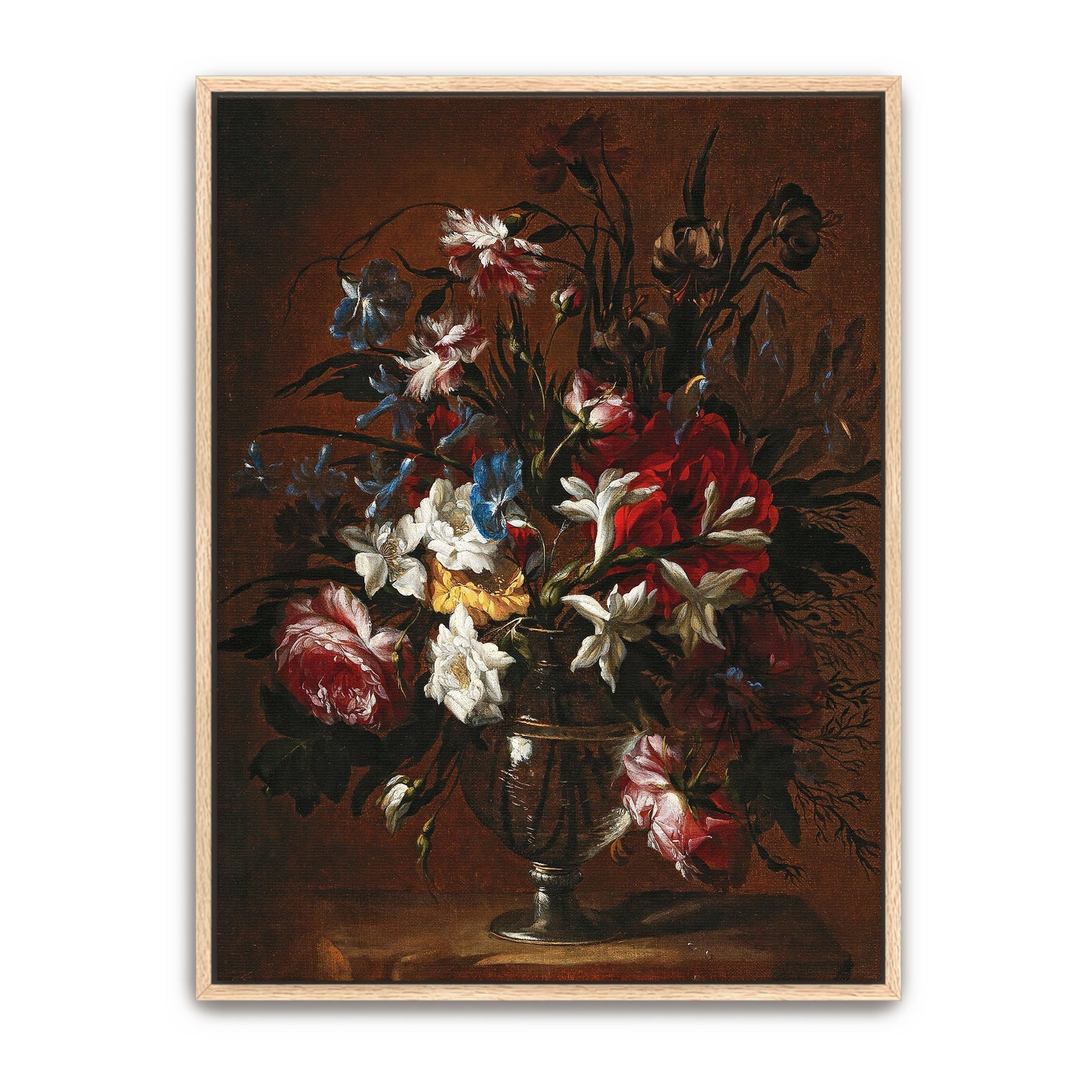 A Still Life Of Flowers In A Vase By Jean-Baptiste Monnoyer