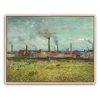 Factory Landscape With Smoke And Yellow Fields By Vincent Van Gogh