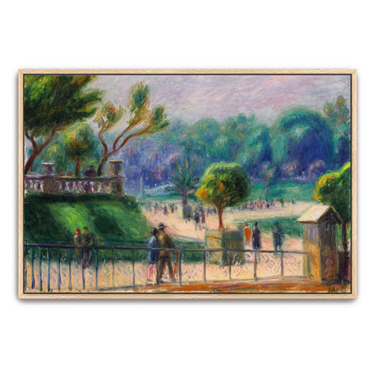 Luxembourg Gardens Parisian Scene Impressionist Style By William James Glackens