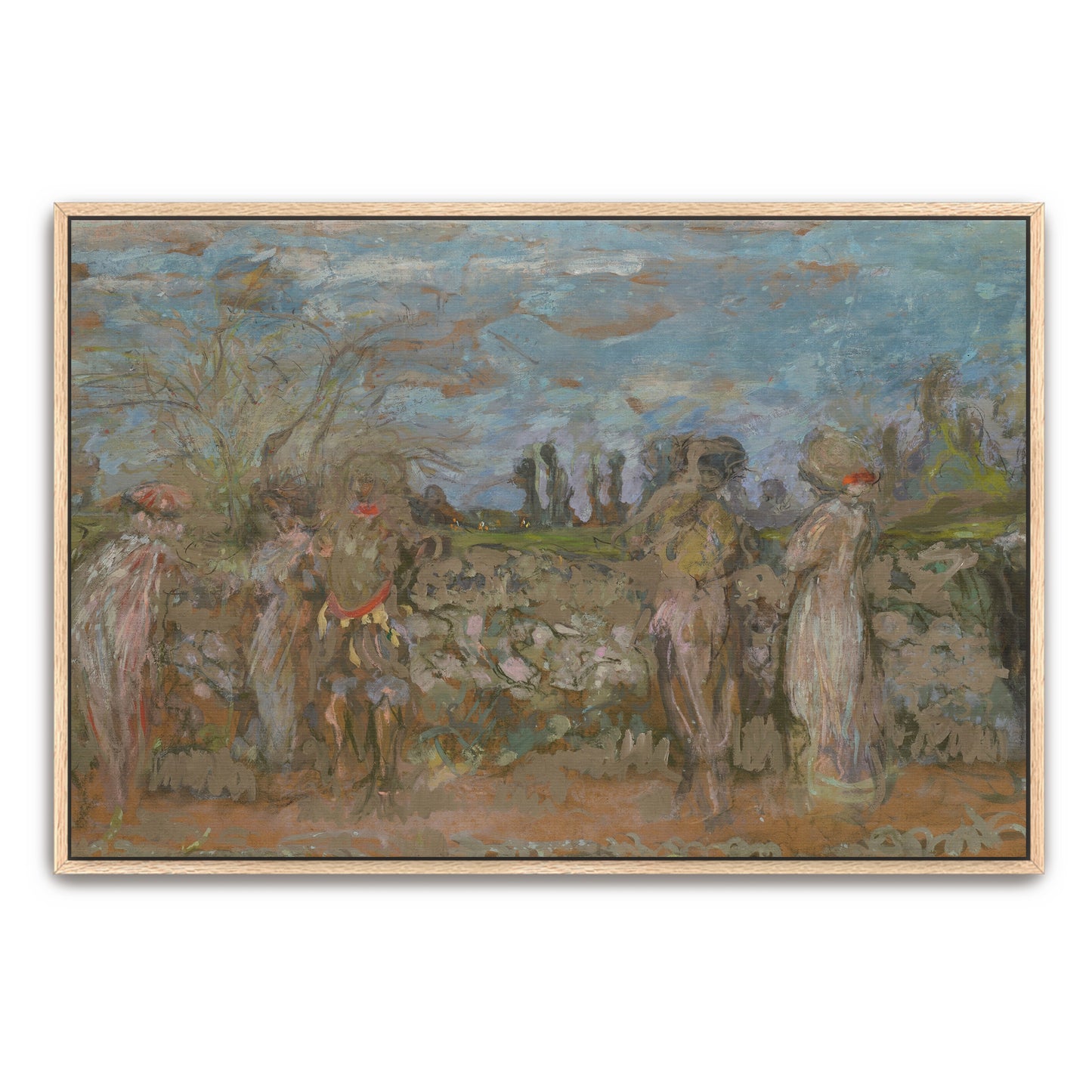 Impressionistic Figures In A Landscape By Édouard Vuillard