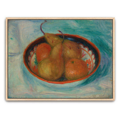 Still Life With Pears And Oranges In A Bowl By William James Glackens