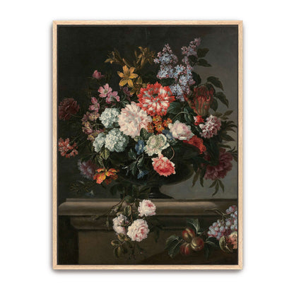 Still life with flowers and fruit by Jean-Baptiste Monnoyer