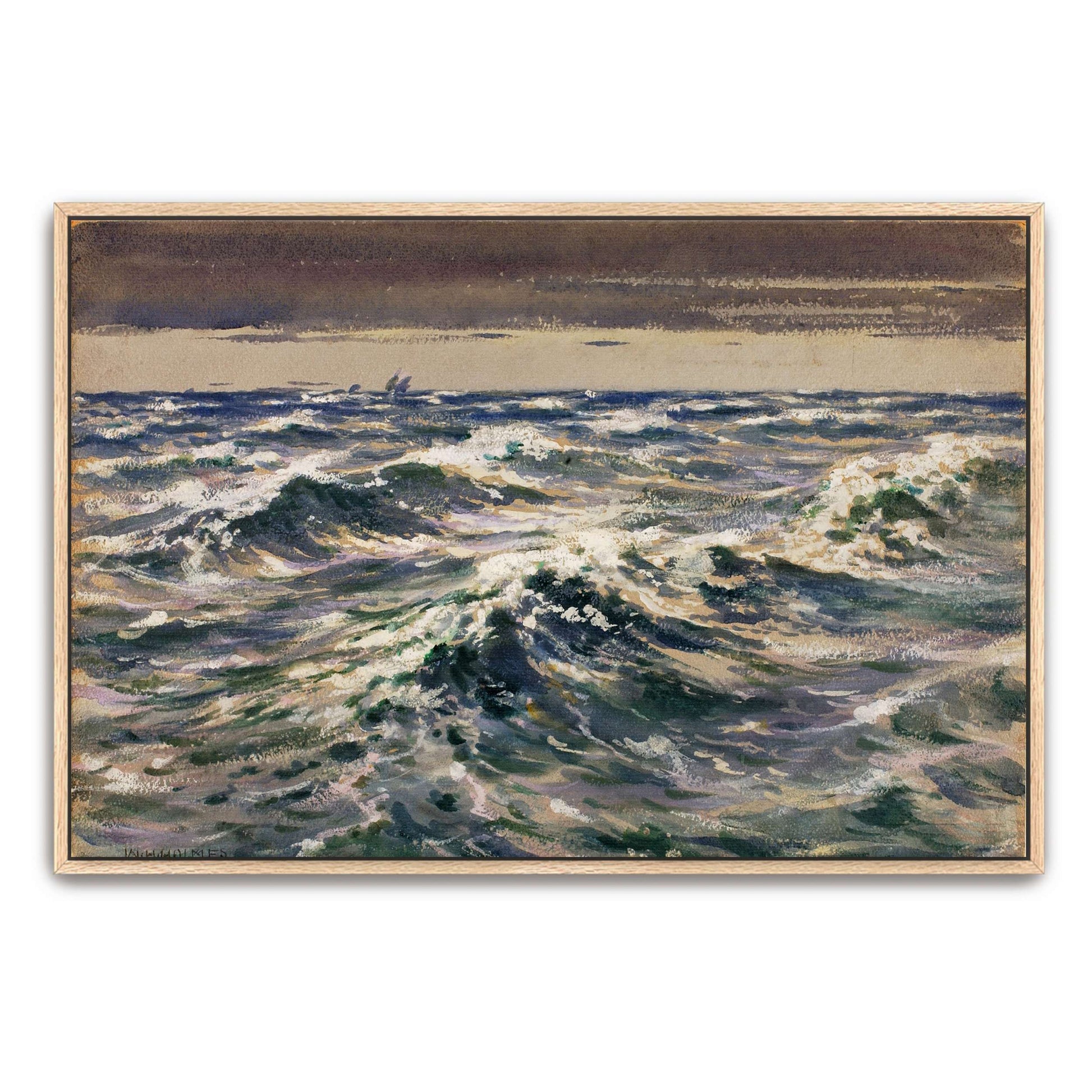 Choppy Waves on the Open Sea by William Henry Holmes