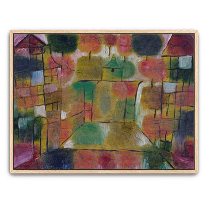 Abstract Buildings And Trees By Paul Klee