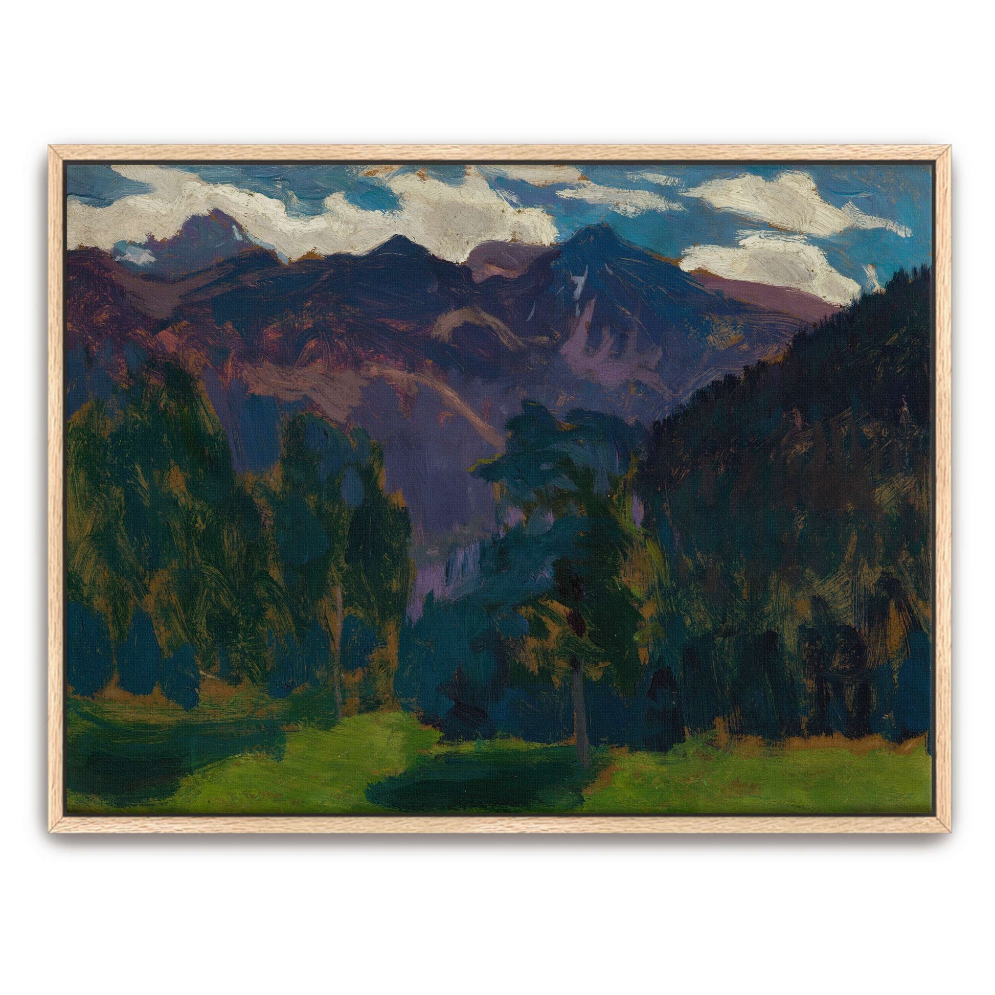Forest and Mountain Landscape by Jan Stanislawski