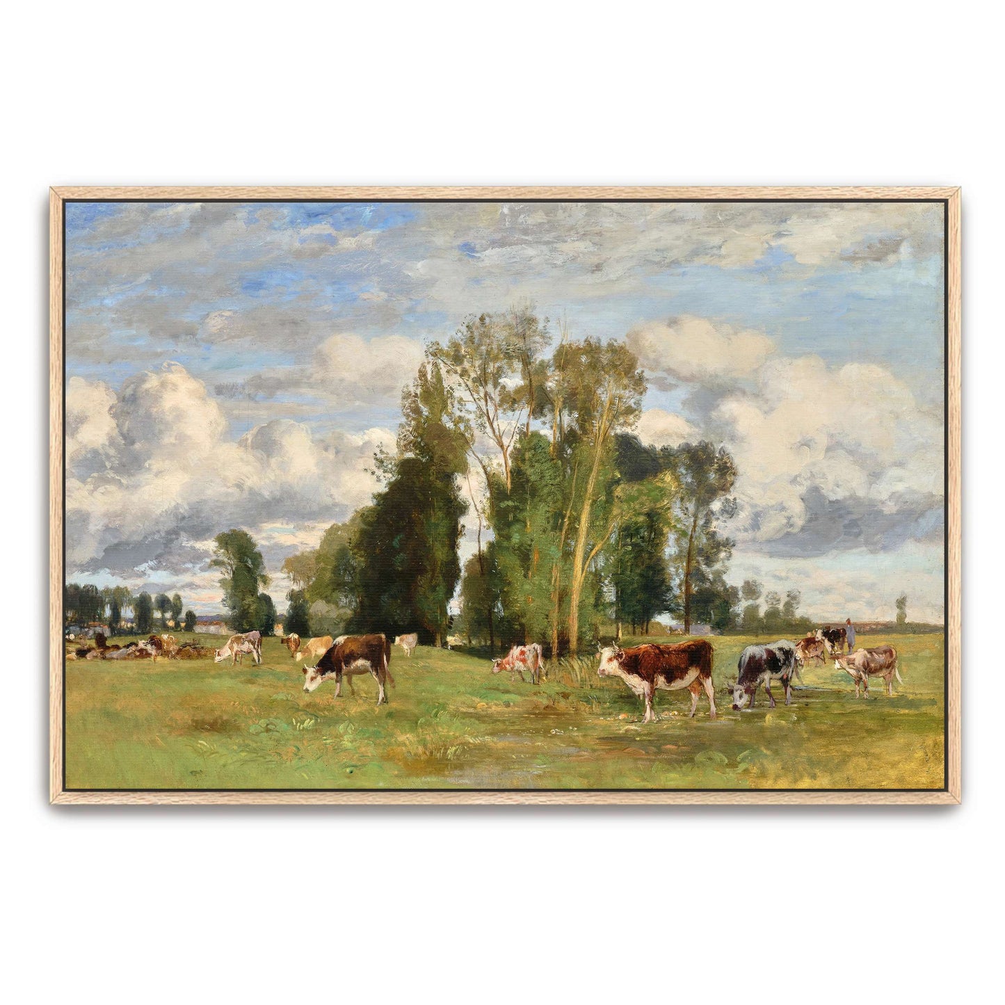 Pasture Landscape with Cows by Eugen Jettel