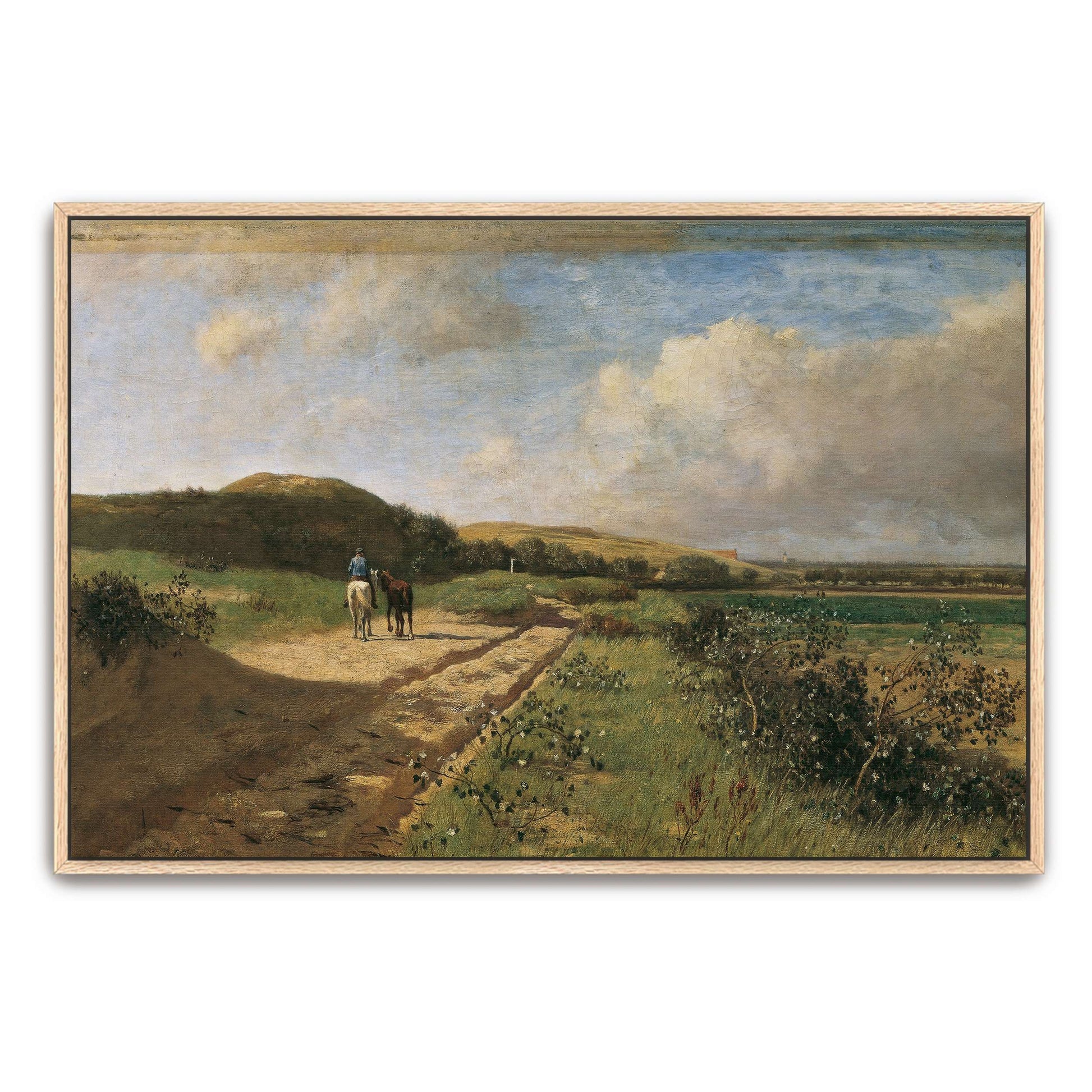 Horseback Rider on a Country Road by Eugen Jettel