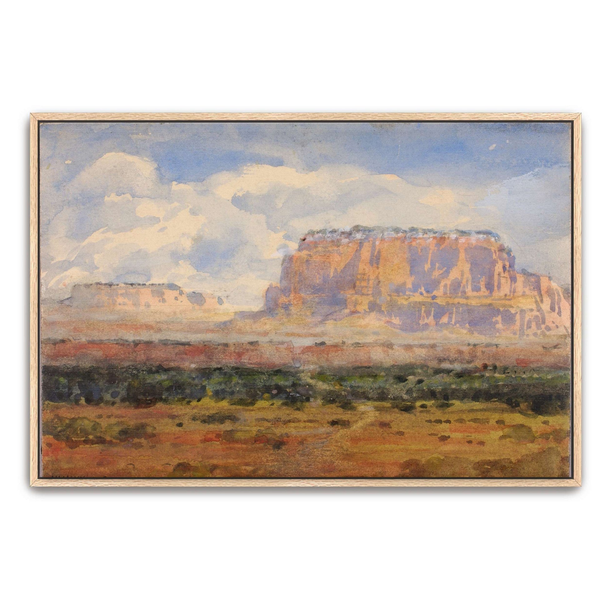 Mesa Landscape with Clouds by William Henry Holmes