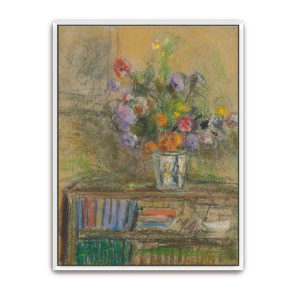 Still life with vase of flowers by Édouard Vuillard