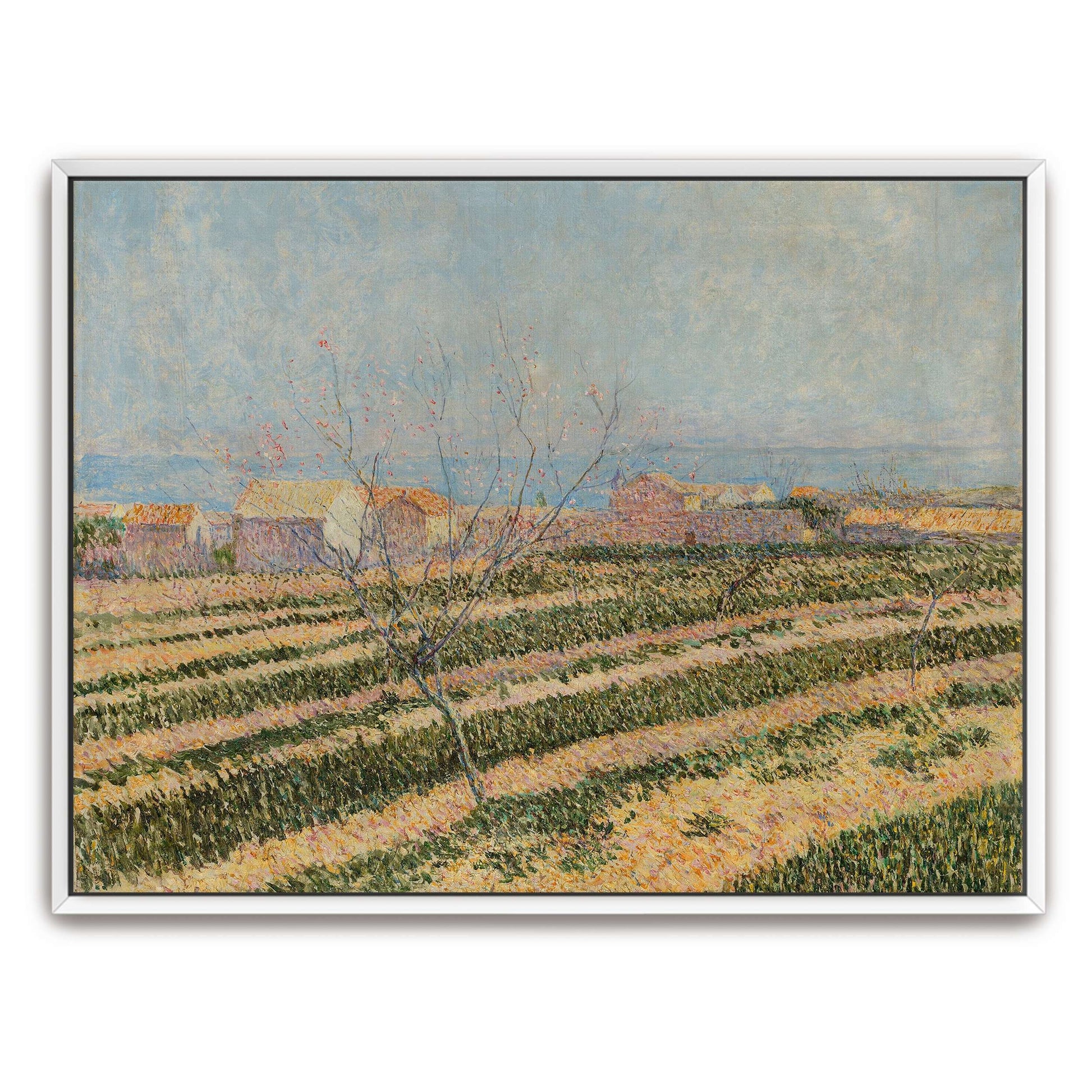 Countryside landscape with a tree by Paul Baum
