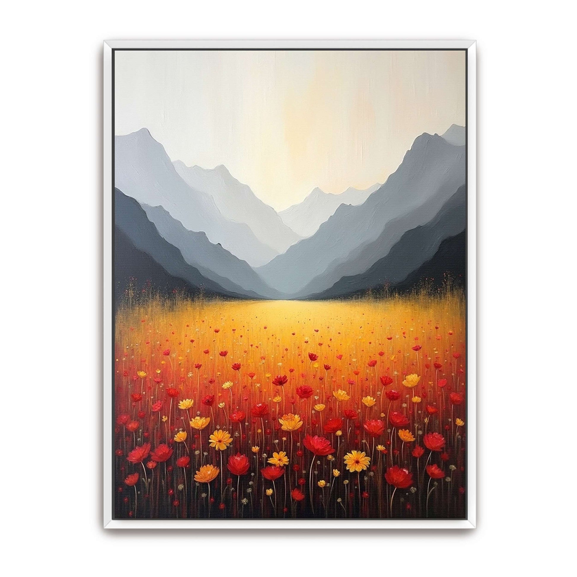 Mountain Landscape with Wildflowers by Yara Rabibzad