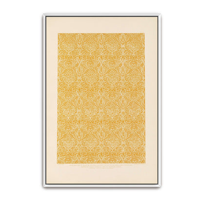 Ornate Floral Pattern Design, Gold And White, Intricate Details By Sydney Vacher