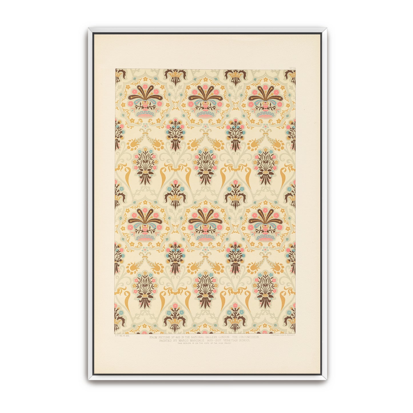 Italian Ornament Design Floral Motifs By Sydney Vacher