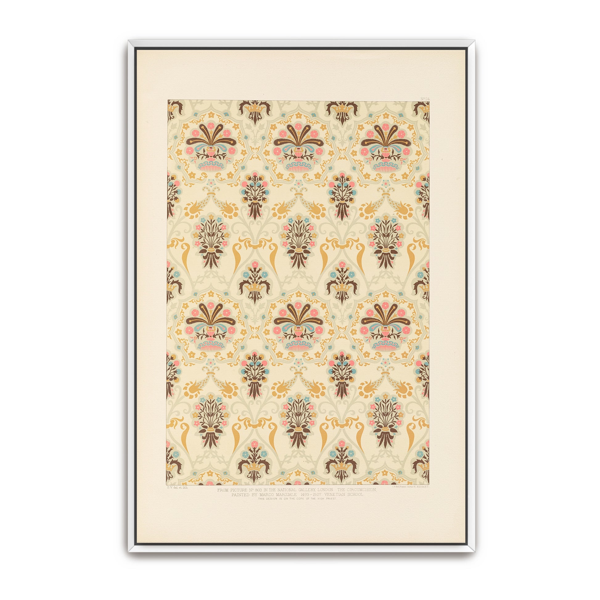 Italian Ornament Design Floral Motifs By Sydney Vacher