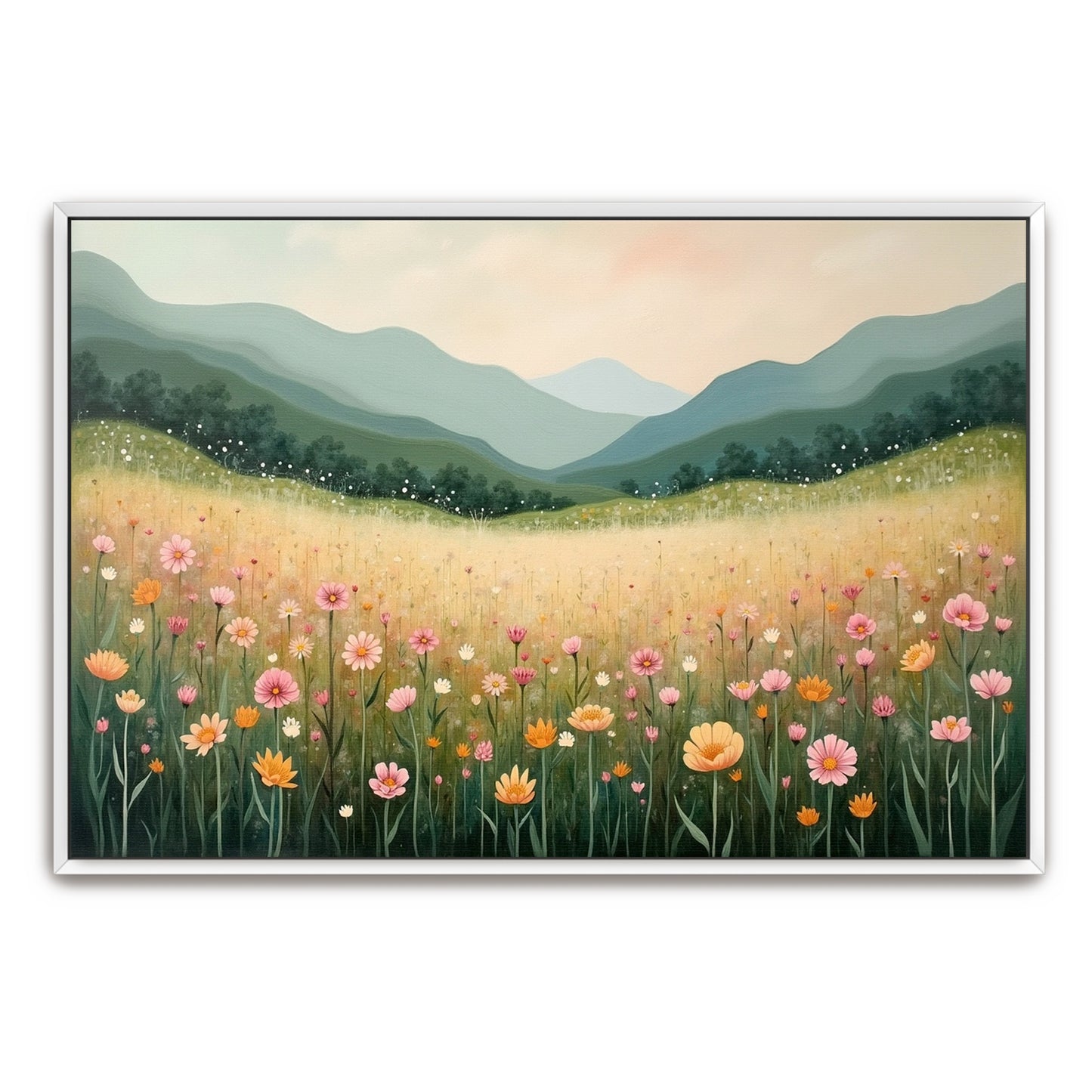 Mountain Meadow Wildflowers By Yara Rabibzad