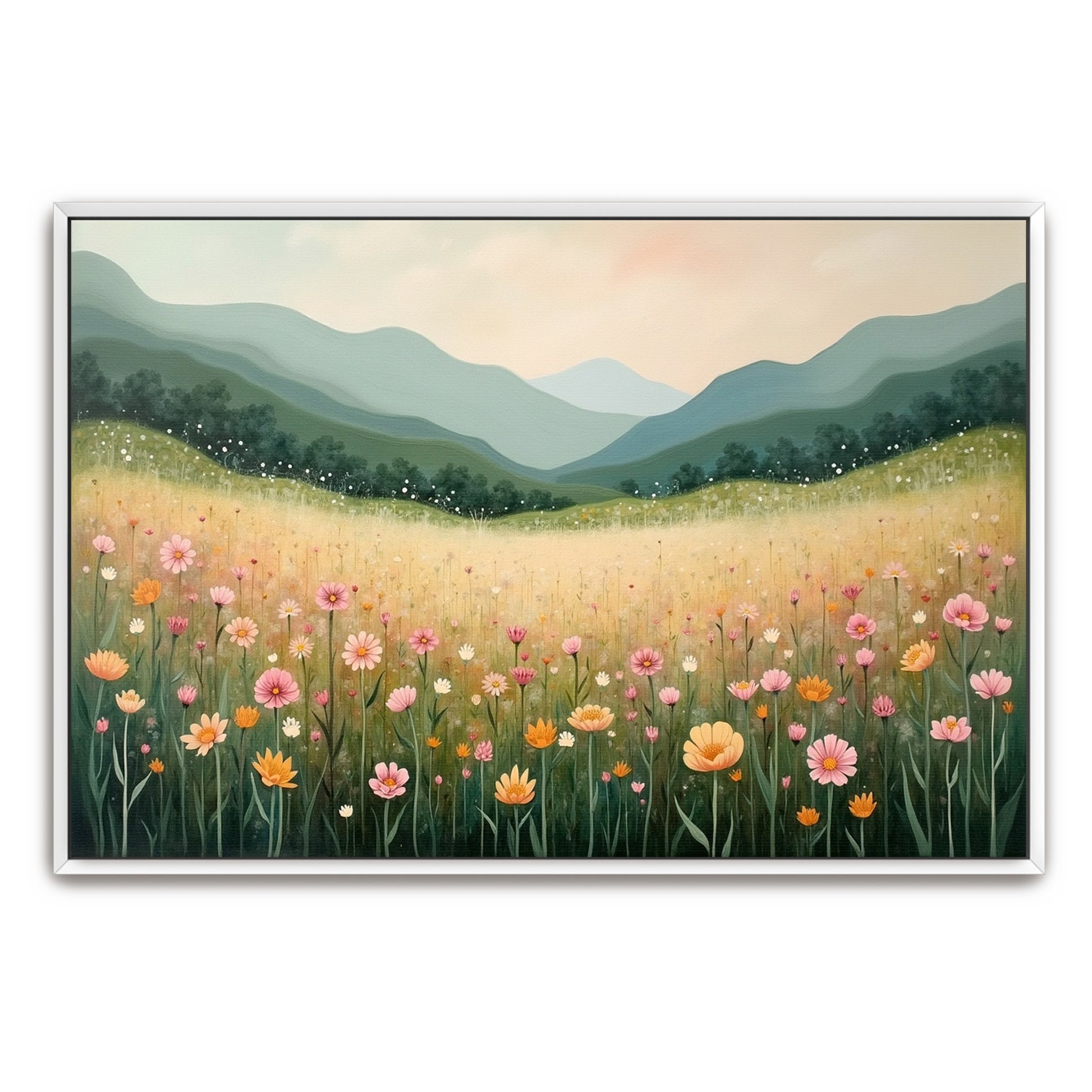 Mountain Meadow Wildflowers By Yara Rabibzad