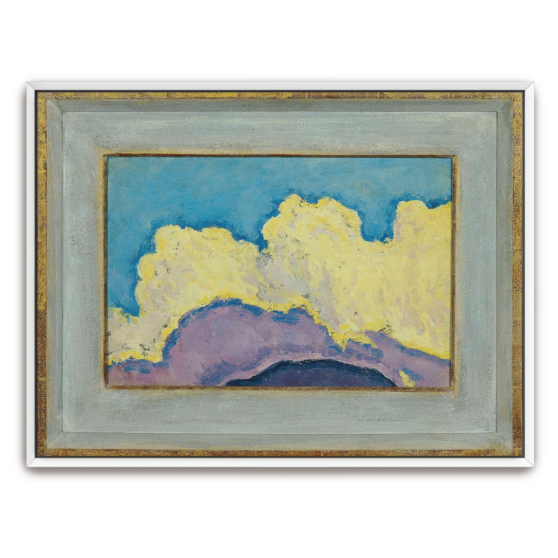 Abstract Cloud Landscape Painting by Koloman Moser