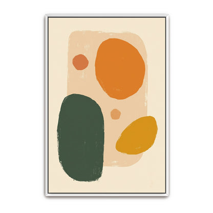 Abstract Shapes In Warm Tones By Yara Rabibzad