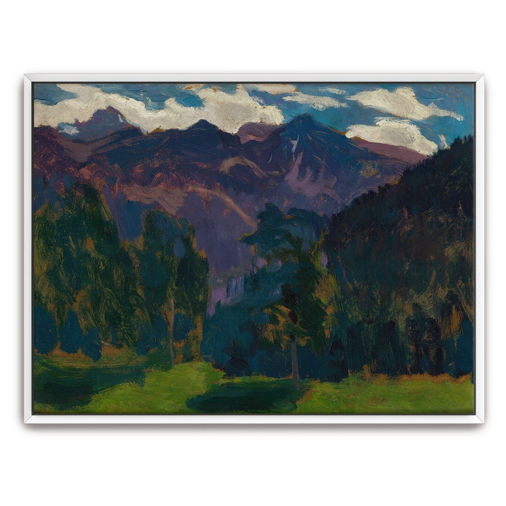 Forest and Mountain Landscape by Jan Stanislawski