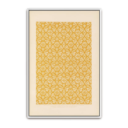 Ornamental Pattern From Italian Coronation Of The Virgin Painting By Sydney Vacher