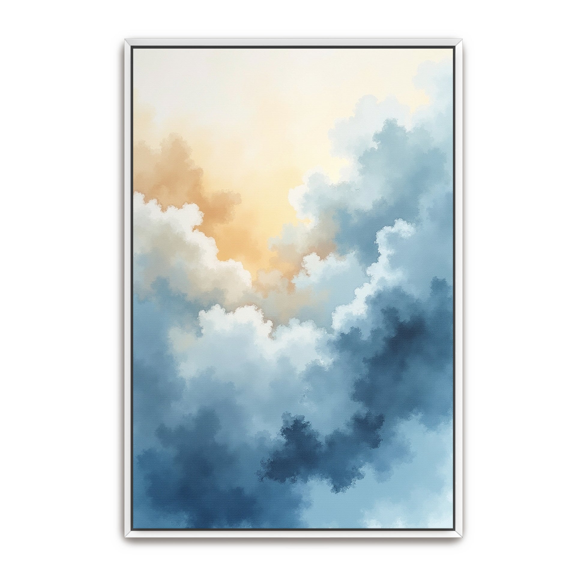 Abstract Sky Watercolor Clouds By Yara Rabibzad