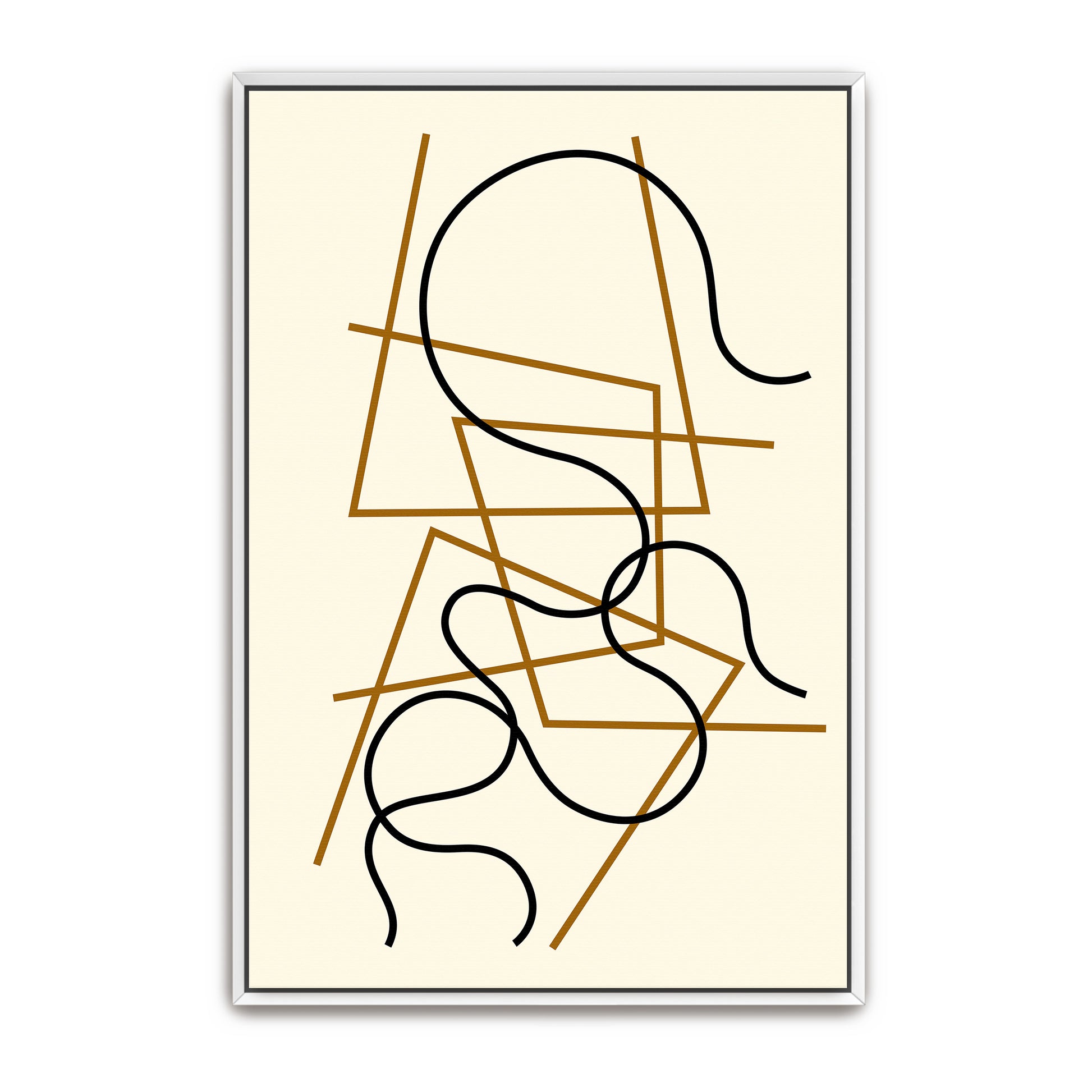 Abstract Lines And Curves By Myriam Thyes